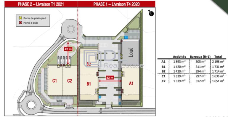 Entrepôt à louer à Brie-Comte-Robert - 3 287 m²