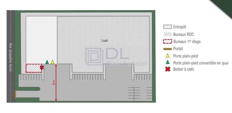 Entrepôt à louer à Chilly-Mazarin - 1 310 m²