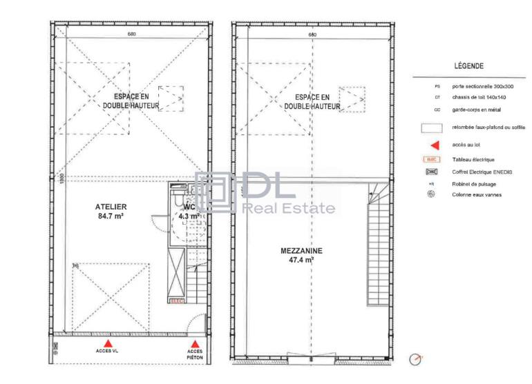 Entrepôt à louer à Brie-Comte-Robert - 136 m²