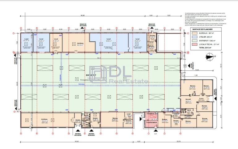 Entrepôt à louer à Les Ulis - 2 200 m²